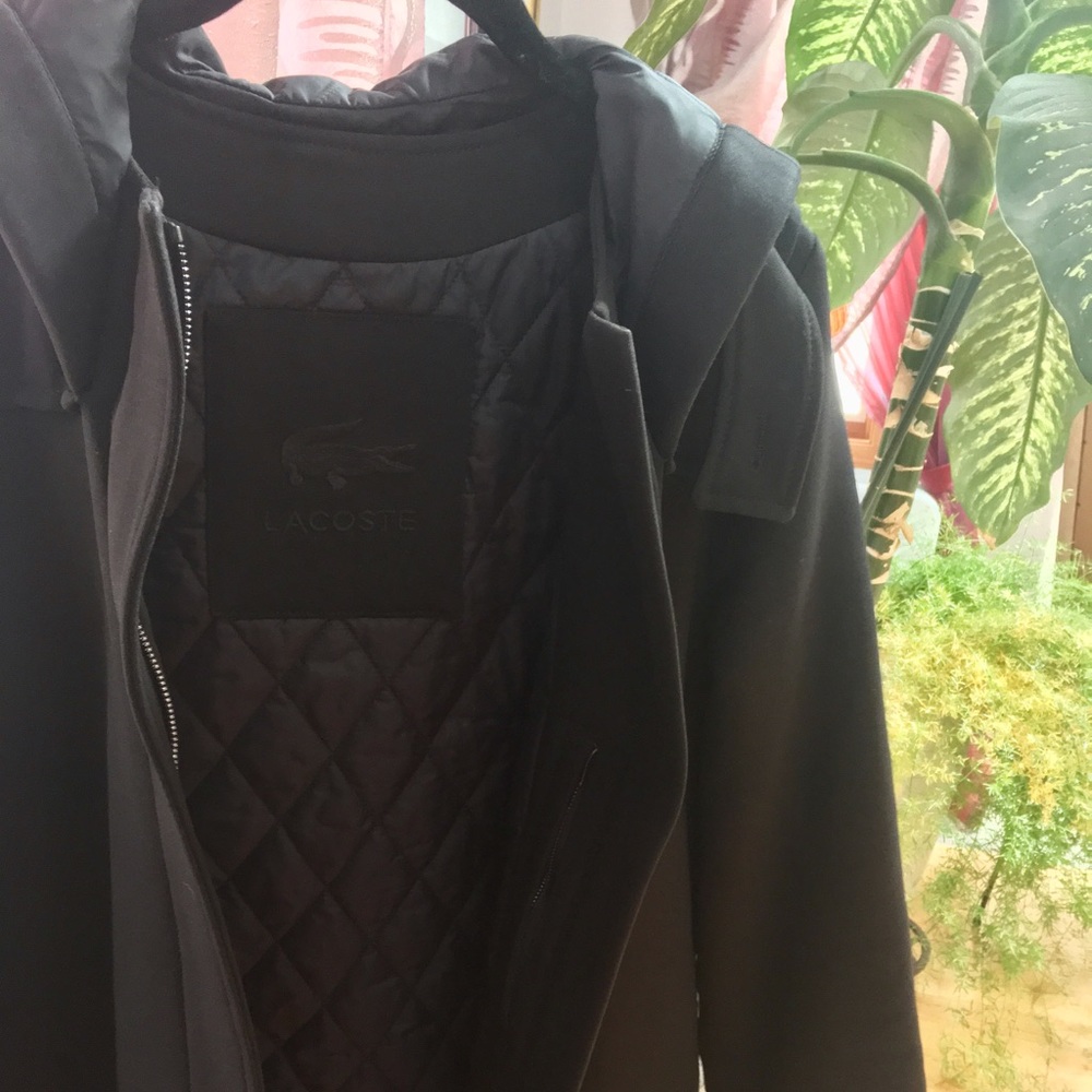Black Lacoste Winter Jacket